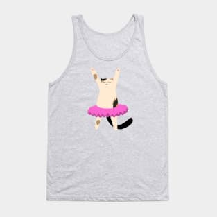 Calico cat dancing Tank Top